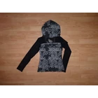 158-as vagány, fekete-ezüst alkalmi felső 158-as vagány, fekete-ezüst alkalmi felső