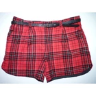 Kép a(z) 134-es Next csinos kockás alkalmi rövidnadrág övvel termékhez