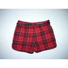 134-es Next csinos kockás alkalmi rövidnadrág övvel