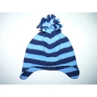 Kép a(z) 56/62-es puha kék csíkos polár sapka termékhez