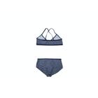 140-es csinos kék-fehér csíkos bikini