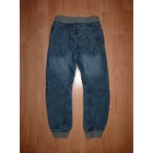 128-as Denim vagány térdvarrásos fiú farmernadrág