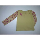 ~98-as virágos-lepkés csinos kislány felső