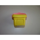 Kép a(z) Citromsárga kis homokozó vödör állat mintákkal termékhez