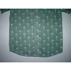 140-es zöld pálmafás rövid ujjú ing