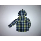 74-es vagány kapucnis kockás fiú ing