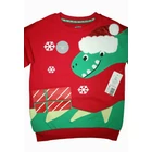 Kép a(z) 122-es karácsonyi Mikulás dínós pulóver - új termékhez