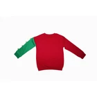 122-es karácsonyi Mikulás dínós pulóver - új