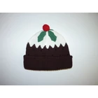 Karácsonyi polár bélelt kötött sapka