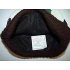 Karácsonyi polár bélelt kötött sapka