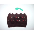 Kép a(z) Karácsonyi kötött kislány sapka ~4-6 év termékhez