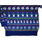 98-as M&S karácsonyi Mikulás mintás pulóver
