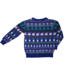 98-as M&S karácsonyi Mikulás mintás pulóver