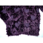 98-as Tu gyönyörű lila szőrmés kardigán szívecskékkel