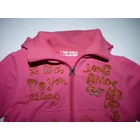 104-es strasszos kislány kapucnis kardigán