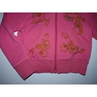 104-es strasszos kislány kapucnis kardigán