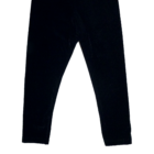 86/92-es fényes fekete bársony leggings