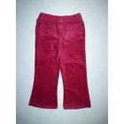 92-es Next gyönyörű kislány bársony nadrág