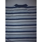 ~68/74-es kék-fehér csíkos pamut póló