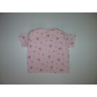 74-es rózsaszín virágos pamut póló