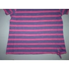 146/152-es lila-ciklámen csíkos vagány póló