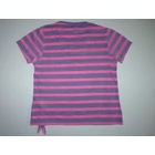 146/152-es lila-ciklámen csíkos vagány póló