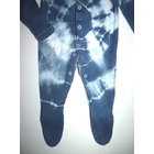 68-as különleges kék batikolt pamut rugdalózó