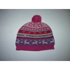 Monsoon csajos sapka flitterekkel, szívecskés-rénszarvasos mintával ~3-5 év