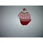 80/86-os polár bélelt kislány sapka