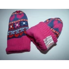 Polár bélelt ciklámen szívecskés kesztyű 6-12 hó Polár bélelt ciklámen szívecskés kesztyű 6-12 hó