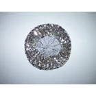 Ezüst flitteres rugalmas csillogó barett sapka