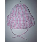 Kép a(z) Tündéri rózsaszín mintás napsapka tarkóvédővel 6-9 hó - új termékhez