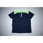 ~146/152-es sötétkék-neon sport póló