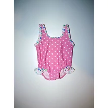 Kép a(z) 68/74-es tündéri rózsaszín pöttyös fodros fürdőruha termékhez Kép a(z) 68/74-es tündéri rózsaszín pöttyös fodros fürdőruha termékhez