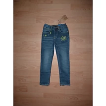 Kép a(z) 110-es divatos, szűk szárú, vagány pókháló mintás farmernadrág - új termékhez