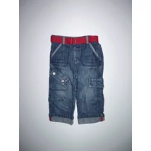 Kép a(z) 80/86-os vagány zsebes farmernadrág övvel termékhez