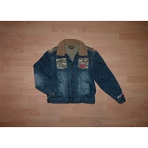 Kép a(z) 146/152-es vagány, bélelt, koptatott farmerkabát termékhez