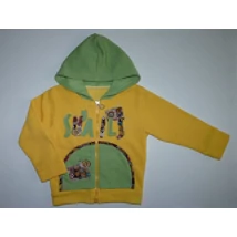 Kép a(z) ~98/104-es vidám, vagány kapucnis kardigán termékhez