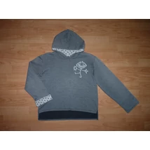 Kép a(z) 134/140-es vagány, szürke kapucnis felső termékhez