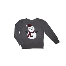 Kép a(z) 128-as kifordítható flitteres hóemberes pulóver termékhez