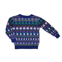 Kép a(z) 98-as M&S karácsonyi Mikulás mintás pulóver termékhez