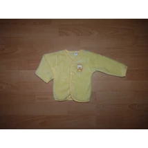 Kép a(z) ~56/62-es puha halványsárga kutya mintás kardigán termékhez