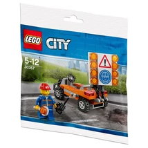Kép a(z) Lego City 30357 - Útépítő munkás polybag termékhez Kép a(z) Lego City 30357 - Útépítő munkás polybag termékhez