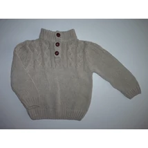 Kép a(z) 86/92-es drapp vagány pulóver termékhez