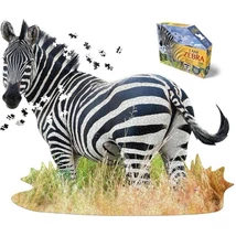Kép a(z) WOW toys sziluett puzzle 1000 db-os - Zebra termékhez