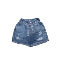 Kép a(z) ~140/146-os vagány koptatott lány farmersort termékhez