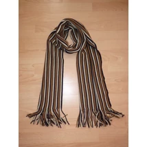 Kép a(z) Barna-drapp-fekete csíkos pasis sál termékhez