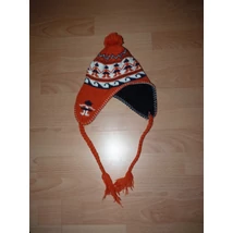 Kép a(z) Kötött, füles sapka belül polár béléssel, ~1-3 évesnek termékhez