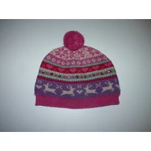 Kép a(z) Monsoon csajos sapka flitterekkel, szívecskés-rénszarvasos mintával ~3-5 év termékhez