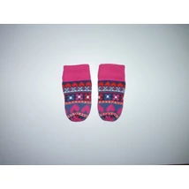 Kép a(z) Polár bélelt ciklámen szívecskés kesztyű 6-12 hó termékhez